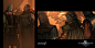 "Thronebreaker: The Witcher Tales", Grzegorz Przybyś : Scene from in-game story animation. Composed by Division48, illustrated by me.