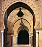 [皇家宫殿的拱门] 摩洛哥拉巴特 皇家宫殿的拱门