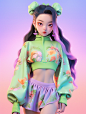 qiuling6689_Realistic_3d_cartoon_style_rendering_chinese_gril___87ae5c7c-1b39-4702-92ee-e06d865b0fcd