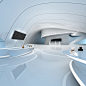 sci-fi exhibition room scene 3d max