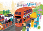 Zoom! Beep! Vroom! Busy Cities : Cars and trucks whoosh in Chicago, a bullet train zooms in Hong Kong, and a bicycle strolls around Paris (ding-ding!). Cities around the world are always on the move, and this lively book puts little ones in the driver's s