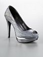 arielle metallic leather platform pumps - Shoes- Calvin Klein - StyleSays