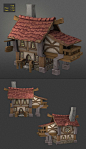 3DOcean low poly wood house 2 6552145