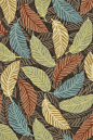 Loloi Rugs Tropez Collection, Brown and Multi, 3'-6"x5'-6" tropical-area-rugs