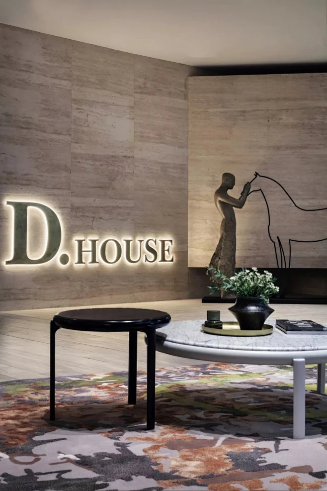 深圳D.HOUSE展厅，安静、低调的艺术之家 | SCD（香港）郑树芬设计事务所-建e室内设计网-设计案例-花瓣网