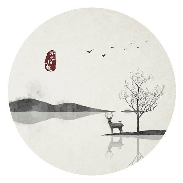 霜落熊升树，林空鹿饮溪 ​​​​