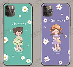 菊花小女孩 【酷图网】手机壳,菊花手机壳,小女孩,菊花小女孩,卡通小女孩,手绘女孩,花朵小姑娘