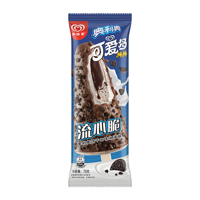 【30支】和路雪可爱多流心脆棒棒冰淇淋莓莓牛轧糖奥利奥口味雪糕-淘宝网