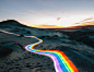 The Rainbow Road" Photographer：D... 来自路尼尼finale - 微博