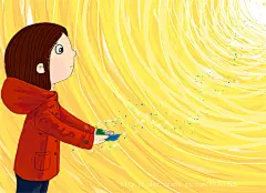 -插画家园-插画家园在地铁上画画-插画家园永远没有如果，永远只有遗憾。这一别，就真的再也不见。你去往极乐世界，自由洒脱。我-插画家园