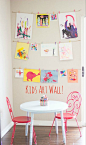 The Simplest Way to Display Your Kids' Art! - Design Improvised