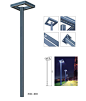 铝型材庭院灯户外防水LED景观灯柱3米方灯室外广场公园厂家定制-淘宝网
