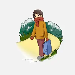 冬季男孩旅行途中手绘插画图片大小3000x3000px 图片尺寸1.54 MB 来自PNG搜索网 pngss.com 免费免扣png素材下载！冬季出行#冬季旅游#冬季女孩#卡通动漫人物插画#手绘插画#装饰图案#
