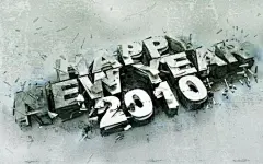 25张非常漂亮的2010年主题插画壁纸