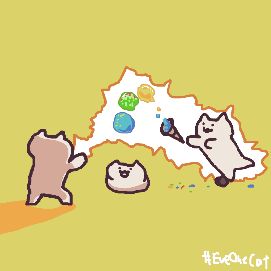 插画丨魔性猫又双叒叕来了！这波gif又萌...