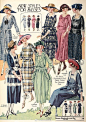 爵士时代的女性服饰，主要是1920s前中期。
女装/服装设计