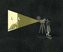 在动态的表现下，插画更加的灵活生动。一组精选画面充满寓意的动态插画，马住！ by Nancy Liang #灵感的诞生# ​​​​