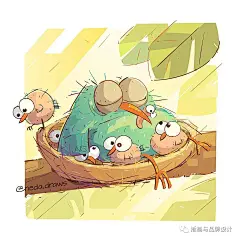 插画丨超级软萌可爱的儿童插画，温暖又治愈的感觉太美好了 : 60万插画师共同关注→插画与品牌设计