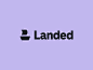 Landed Logo by Jordan Jenkins on Dribbble