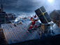 Samsung - Down the Chimney : Final image in our beautiful CGI Samsung campaign. Down the Chimney! Agency: R/GA NY | Group Creative Director: Nick Pringle | Associate Creative Director: René van Wonderen | Copywriter: Kate Allan | Account Director: Christi