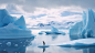 冰川冰山南极风光摄影