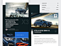 Newsletter for BMW X3 campaign. This was a quite challenging project, because of the technical limitations for emails. The goal here was to design clean and, at the same time, a playful template that will be re-usable for the other future campaigns.