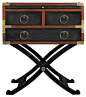 Authentic Models Black Bombay Box traditional-accent-chests-and-cabinets