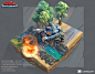 2016 - Gameloft Work - Blitz Brigade: Rival Tactics, Nikola Stoyanov : In the early 2016 I was requested to develop the visual identity of newly conceived project - Bliz Brigade: Rival Tactics.<br/>By that time Clash Royale was already a big hit, an