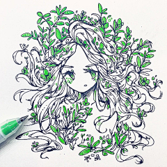 李倡瑶采集到暖心简笔画