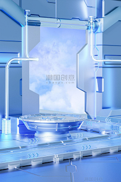 佑佑佑小溪采集到背景° 3C数码电器 机械 炫酷 科幻科技素材