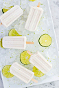 Spicy Coconut Lime Popsicles