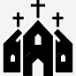 教堂宗教移动图标 icon 标识 标志 UI图标 设计图片 免费下载 页面网页 平面电商 创意素材