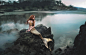 People 2048x1317 fantasy art women outdoors mermaids