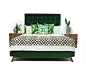 Delano Bed in Como Emerald Velvet | ModShop: