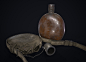 WWII Japanese flask, Viacheslav Yehorov : Game ready WWII Japanese flask. I was inspired by the wonderful game Call of Duty :-)