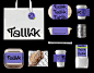 Talllk cafe咖啡品牌VI设计-古田路9号-品牌创意/版权保护平台