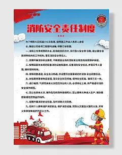 消防安全管理制度海报
