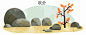 Google doodle里那几块石头的一年，春分、夏至、秋分、冬至，太可爱了！
