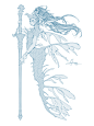 {线稿系列}角色线稿设计，动态（魔幻）