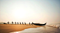 People 1920x1080 India beach boat vehicle men sea sunlight bright waves clear sky sand brown