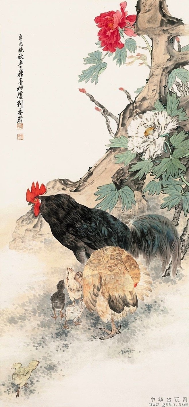 国画大师刘奎龄精品:妙手天使喜爱之作。 ...