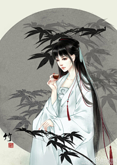牵丝r采集到胭脂——墨染