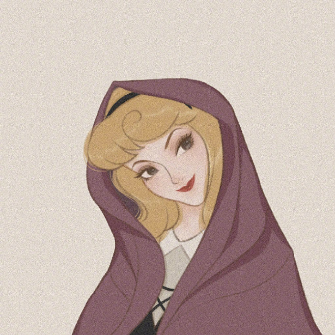 迪士尼公主插画头像[冰雪奇缘艾莎] ​​...