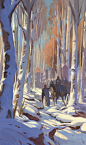 Winter forest, yeonji Rhee : Winter forest
2015 
Winter forest
(winter + silver birch + escort)