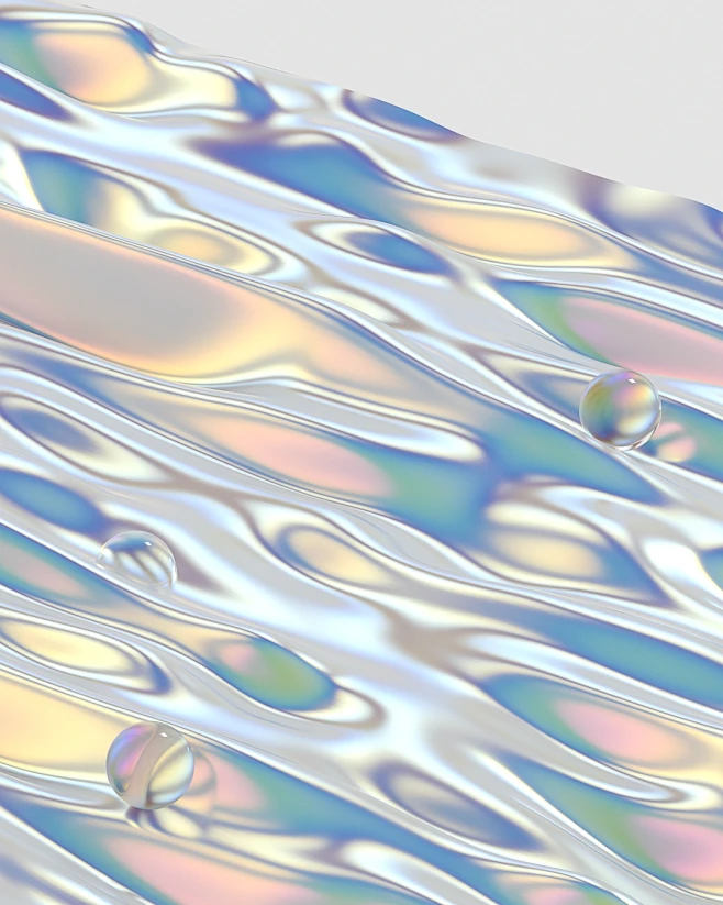 HOLO II - Holographic Textures Collection on Behance-花瓣网