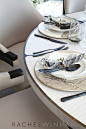 Dining table detail and table dressing by Rachel Winham Interior Design…:@北坤人素材