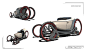 Atomic fantasy - Vehicle sketches  画师Jonathan Wenberg ​​​​