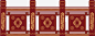 中国风红色围栏婚礼高清素材 围栏 国风 婚礼 红色 免抠png 设计图片 免费下载