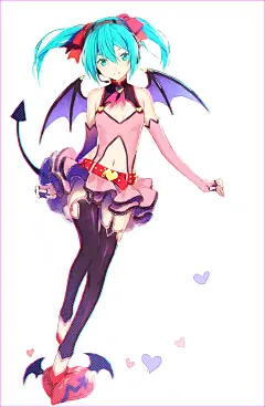 miku~  Project DIVA- project diva series  「✦❤✦」  Pixiv ID：61980457  hakusai（可放大）
