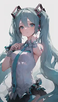 #初音ミク 初音ミク - lotU的插画